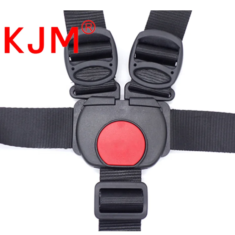 KJM 5 точечные ремни безопасности с пластиковой упаковочной лентой релиз центр вставка пряжки для Baby коляска