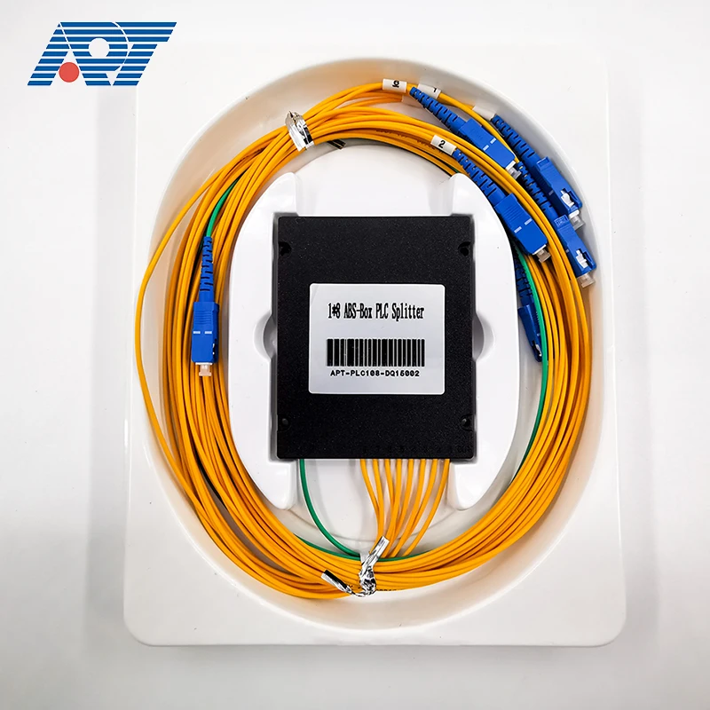 FTTB/FTTH SC/APC разъем ABS коробка 1*8 plc splitter box