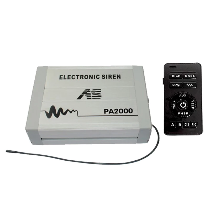 200W wireless siren car siren sirena emergency vehicle electronic ambulance firefighter siren amplifier