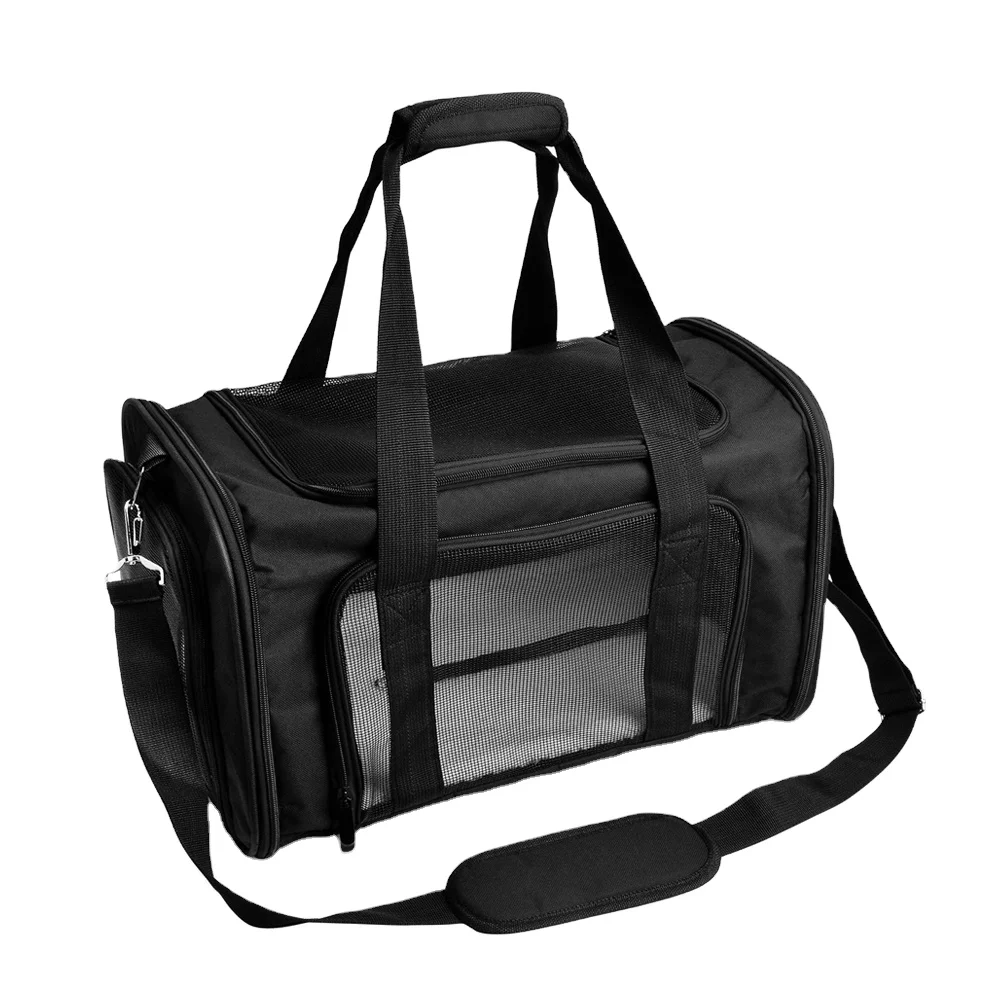 Pet Carry Dog Transport Carrier Airline Approved Bag Folding Pet Carrier high quality pet carrier