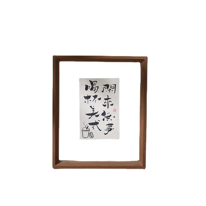 Modern simple double-sided transparent picture frame pendulum  picture frame hanging wall photo wall photo studio frame