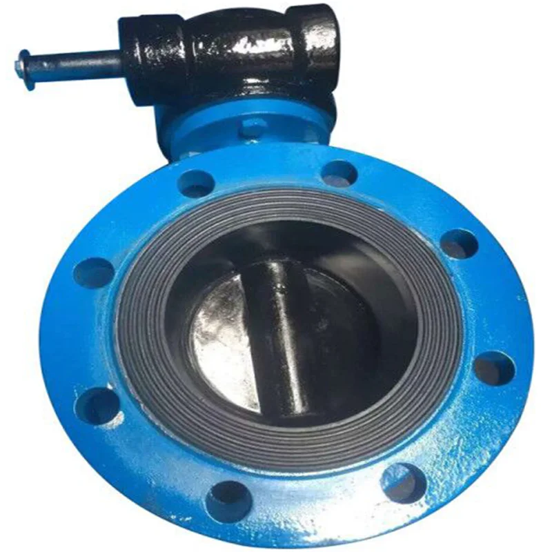 D343H-10C flange gear operated cast iron  butterfly valve