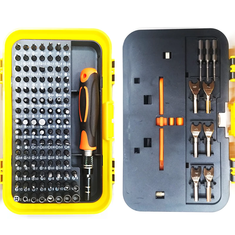 XITELI XITELI Multi Function Tool Kit Bit Screwdriver Set For Cell Phone Camera Laptop PC 135  in 1 Screwdriver Tool Set