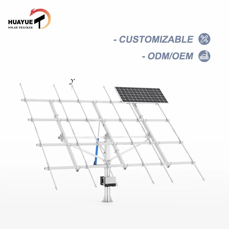 8kw HYS-15PV-78-LSD Reasonable Design Controller Solar Tracker Dual Axis Slewing Drive Auto