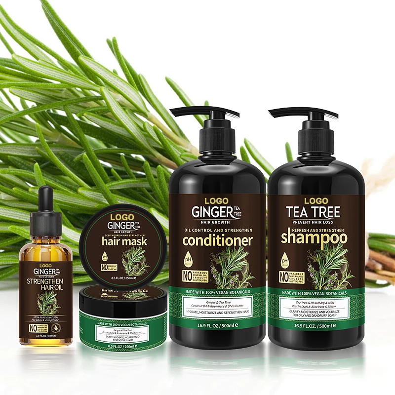Customized Anti Dandruff Shampoo Organic Tea Tree Keratin Anti Hair Loss Sulfate Free Shampoo And Conditioner