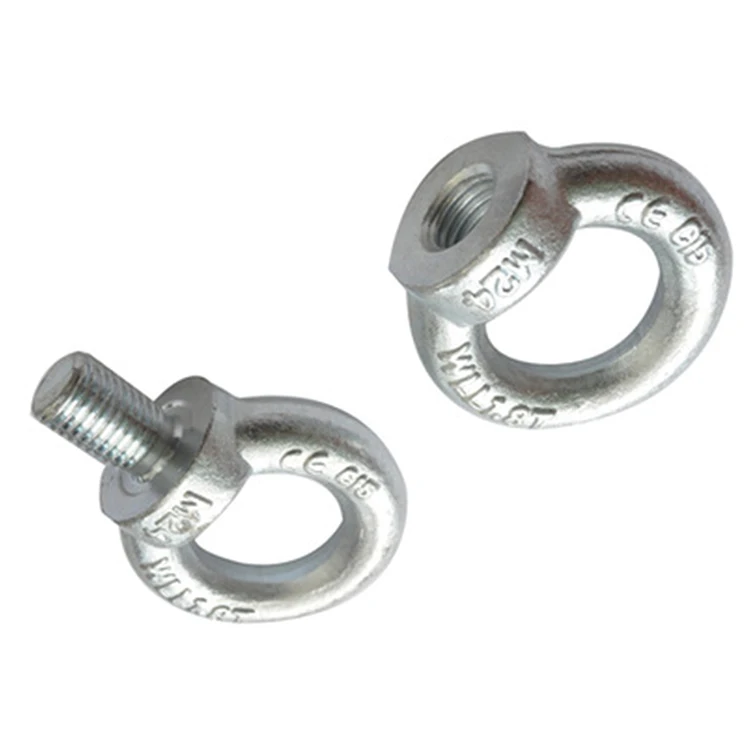 High Strength Carbon Steel Drop Forged Galvanized Din580 Lifting Eye Bolt