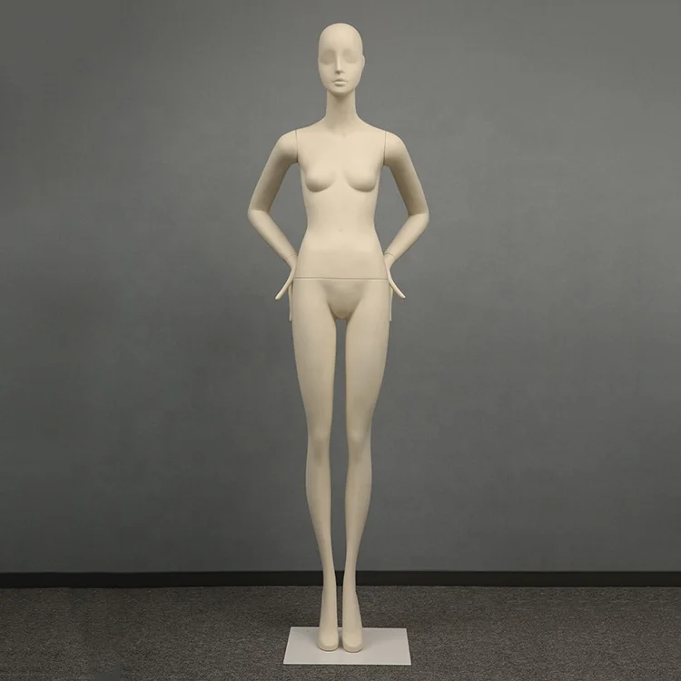 High Quality Mannequin beige color Full Body Female Mannequin Custom for Adults FRP tall mannequins