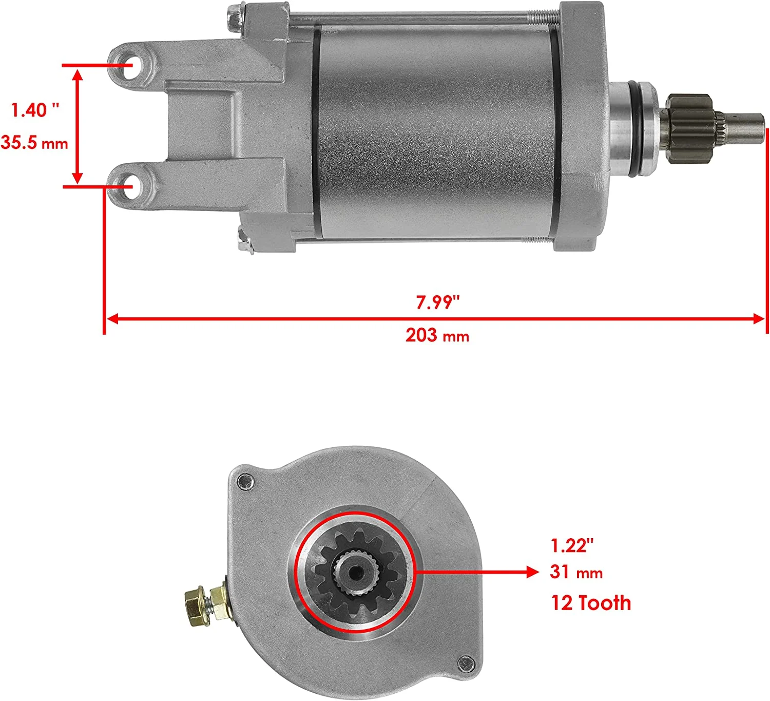 Стартер для мотоцикла Honda Yamaha Suzuki ATV 31200-003-0000 3090188 200CC 500CC