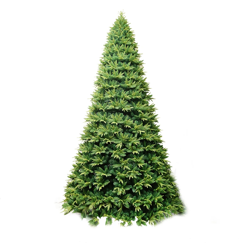 Оптовая продажа; Высокое качество; 10FT 20FT 30FT 40FT для 50FT гигантский открытый украшения PVC PE смешанный искусственная Рождественская елка Oval
