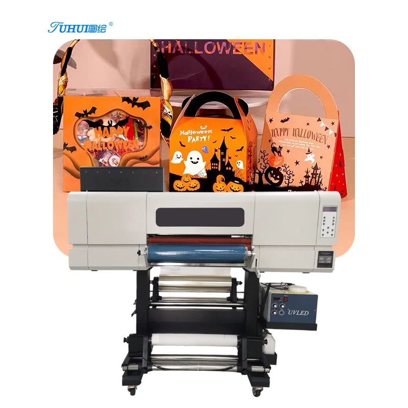 60cm uv dtf printer roll A B film printing sticker for leather canvas plastic bottle pen 3d uv dtf film printer
