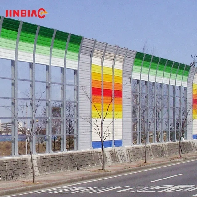 JINBIAO Factory Sale Cheap Price Decoration Sound Absorbing Wall Noise Barriers For Highways
