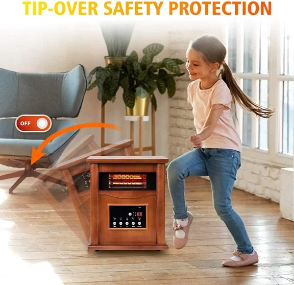 1500w  heater cover cabinet ,electric infrared quartz cabinet heater