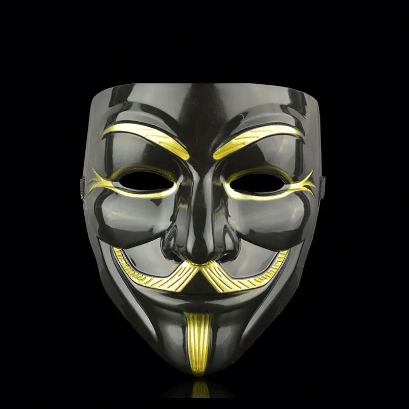 Movie Cosplay V For Vendetta Hacker Mask Anonymous Guy Fawkes Halloween Christmas Party Gift For Adult Kids Film Theme Mask