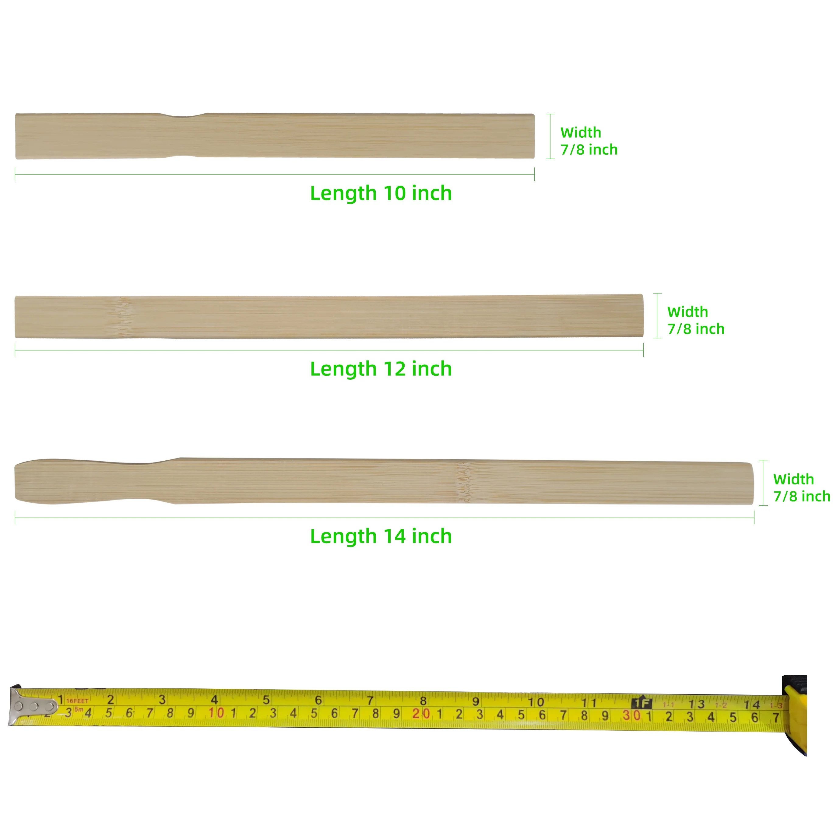 Customized Size Bamboo Paint Mixing Sticks