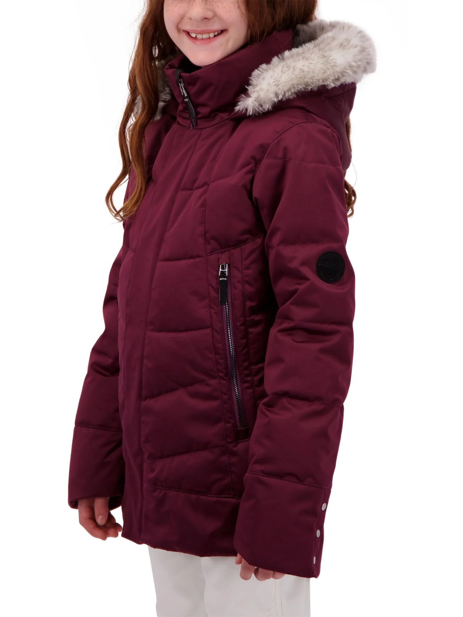 High Quality Fashion Girl jacket kid padded jacket with hoody winter parka