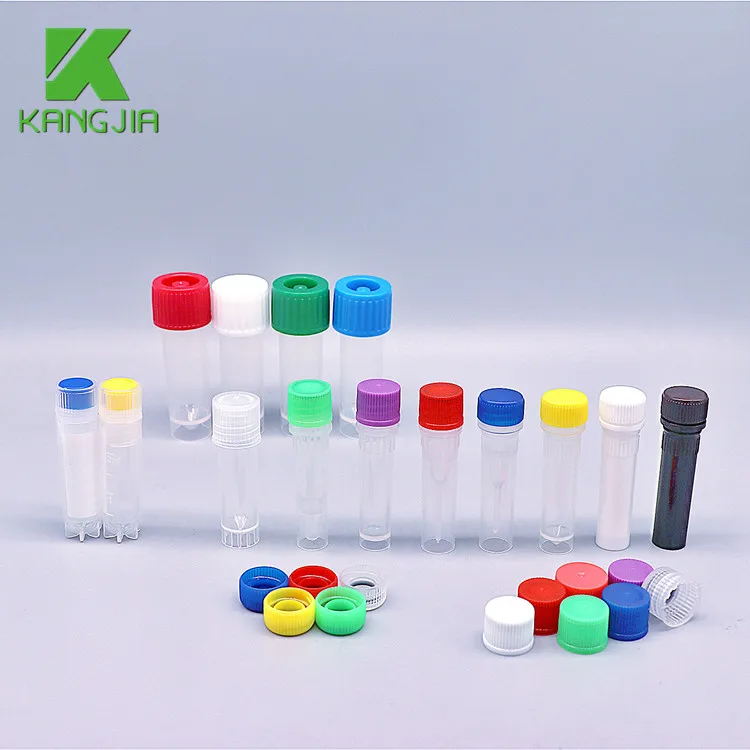 0.5ml 1.5ml 1.8ml 2ml 5ml 7ml 10ml 12ml 15ml 50ml sterilized cryogenic tube PP plastic cryo vial manufacturer