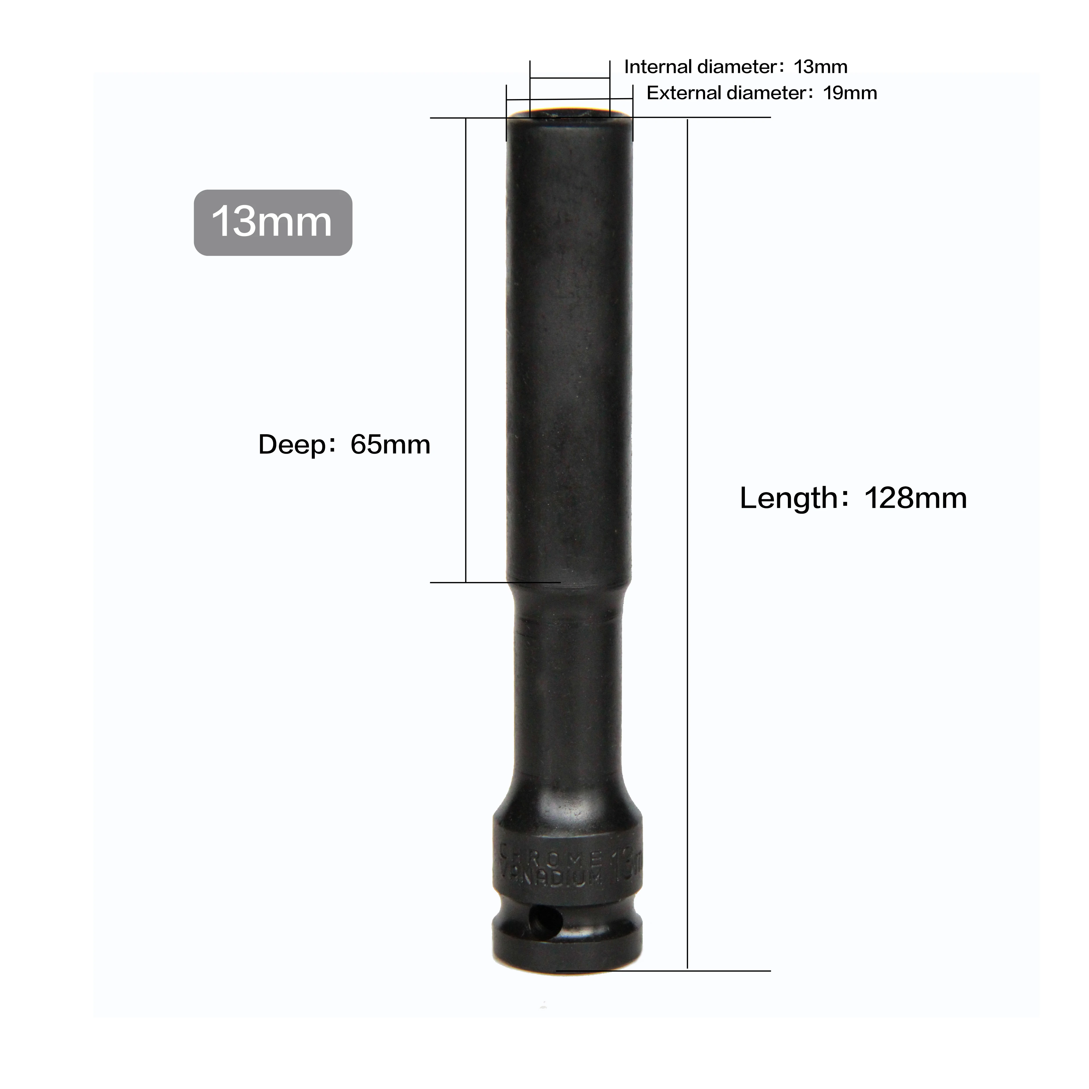 Factory Sell Torsion Impact Socket Set 1/2 Inch Impact Wrench Socket Set