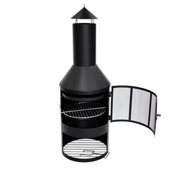 Modern Garden Outdoor Barbecue grills Oven Large Round the Fire Bowl Beer Bottle Shaped Fire Pit