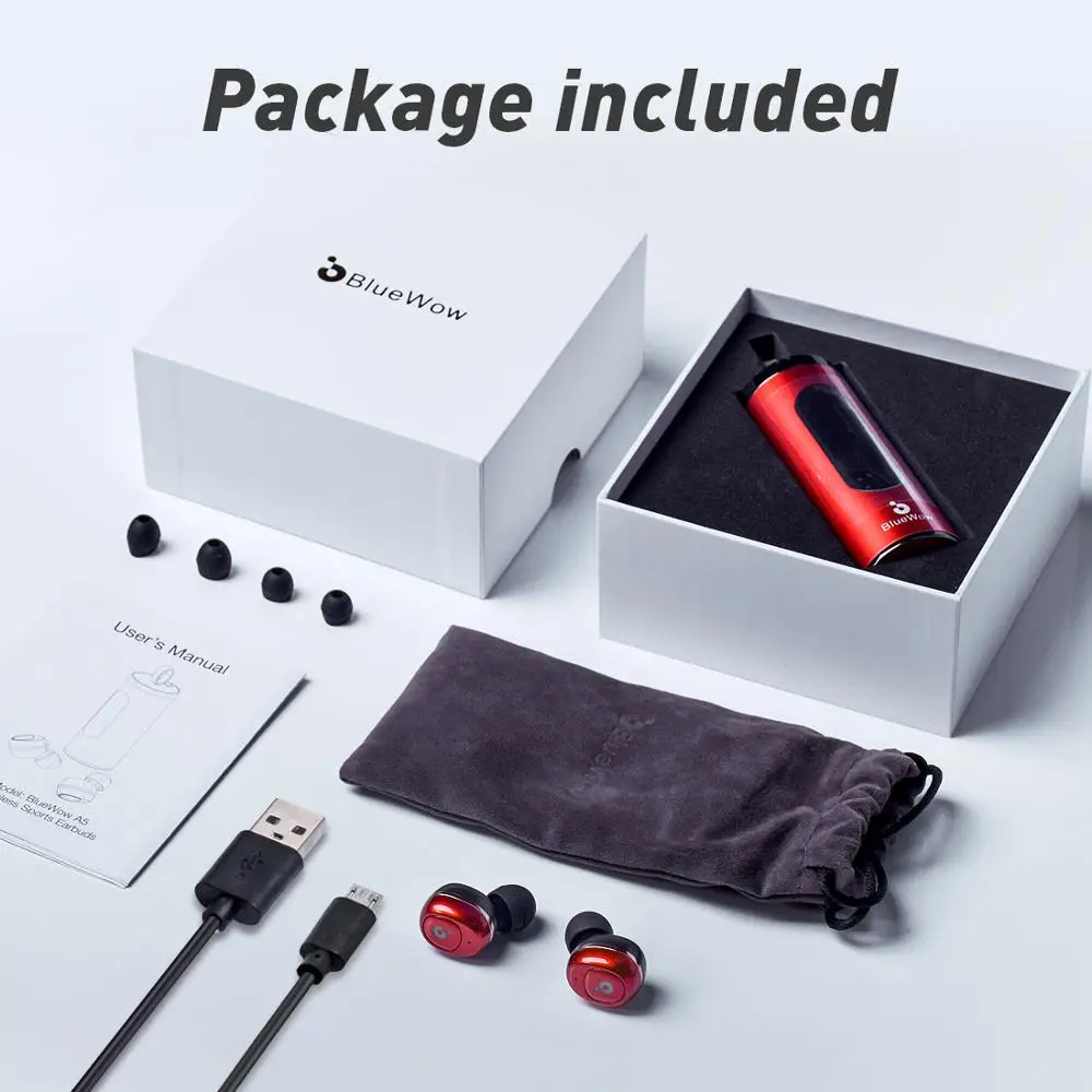 
Manufacturer Fast Delivery A5 TWS Wireless Earbuds Stereo Call Blue tooth Headphone Wireless Blue tooth Earphones Head phones 