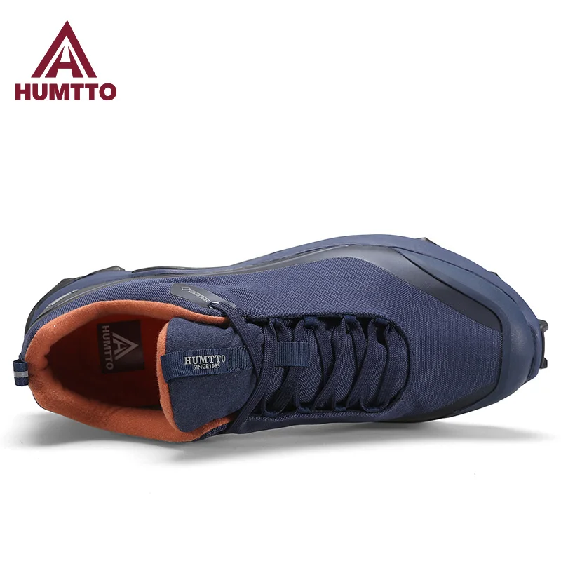 Humtto Outdoor Mountain Camping Waterproof Climbing Shoes Professional Trekking Hiking Shoes For Men