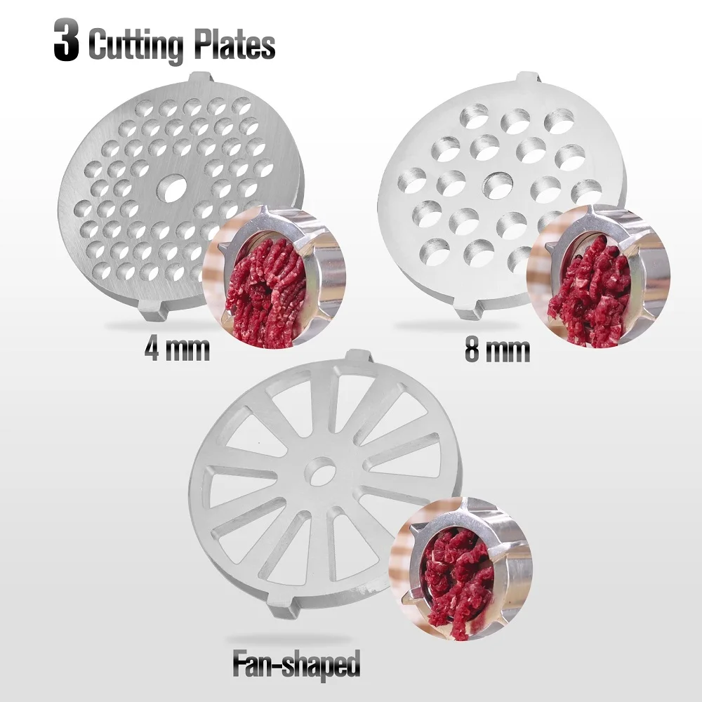 
High Efficiency Multifunctional Home Use Stainless Steel Electric Meat Grinder 