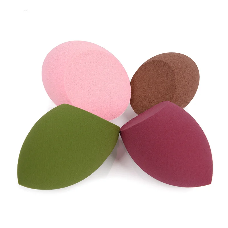Hot Super Soft 5 Pcs Makeup Sponge Set Blender Beauty Tools Label Packaging Beauty Makeup Sponge Blender Holder