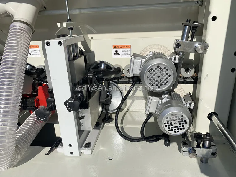 HYSEN HS506 Fully Automatic Edge Banding Machine Woodworking Plywood Furniture  With Pre-milling Function Edgebander