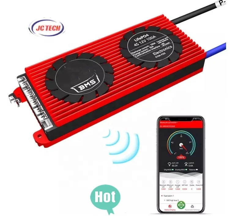 Support UART 485 CAN communication Smart BMS 4s 8s 16s UART BT 30a 50a 100a 150a 200a 250a bms