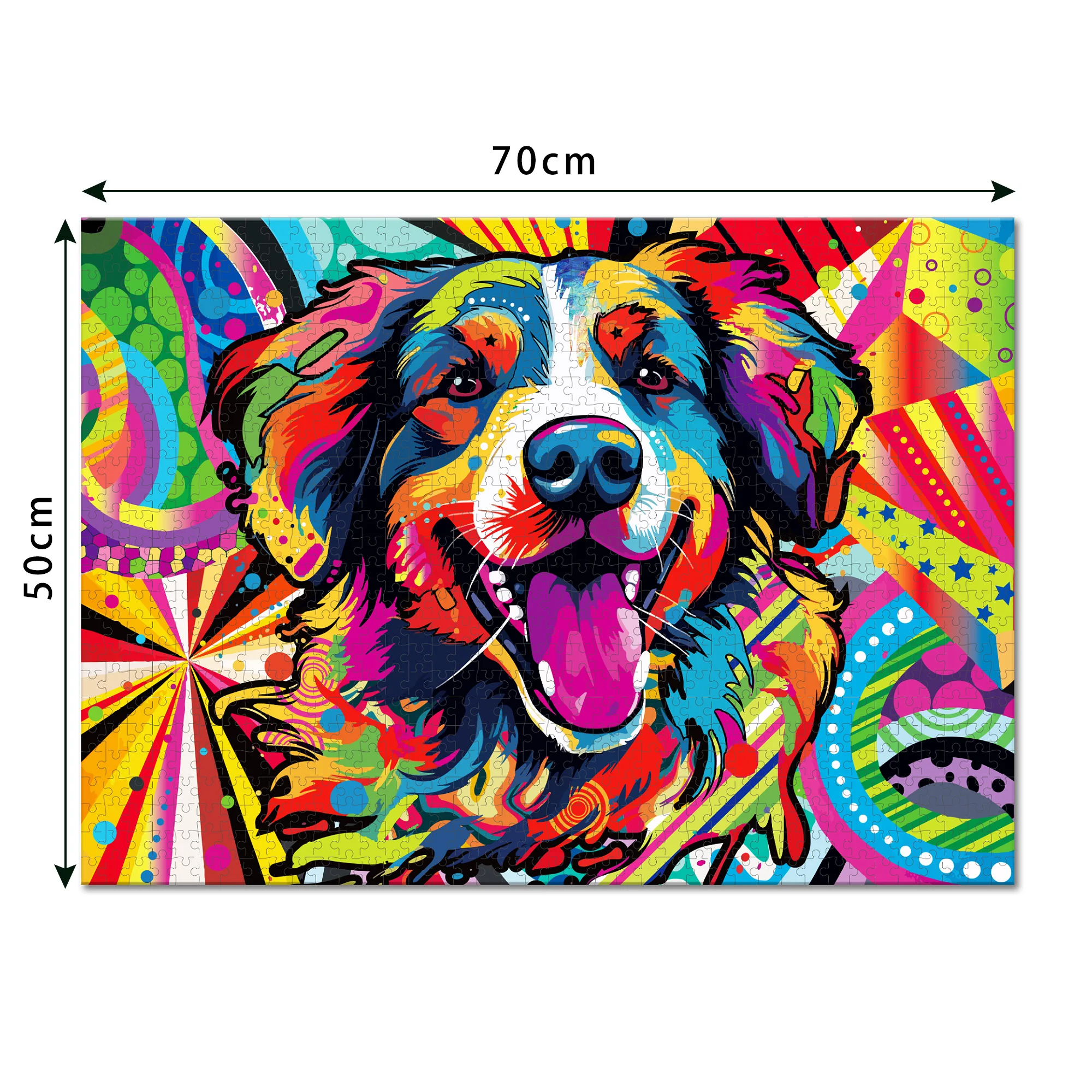 PT004 Pet Dog Lovers Puppy Puzzle 1000 Pieces Puzzle Cute Puppies Jigsaw Puzzles for Kids Ages Toys