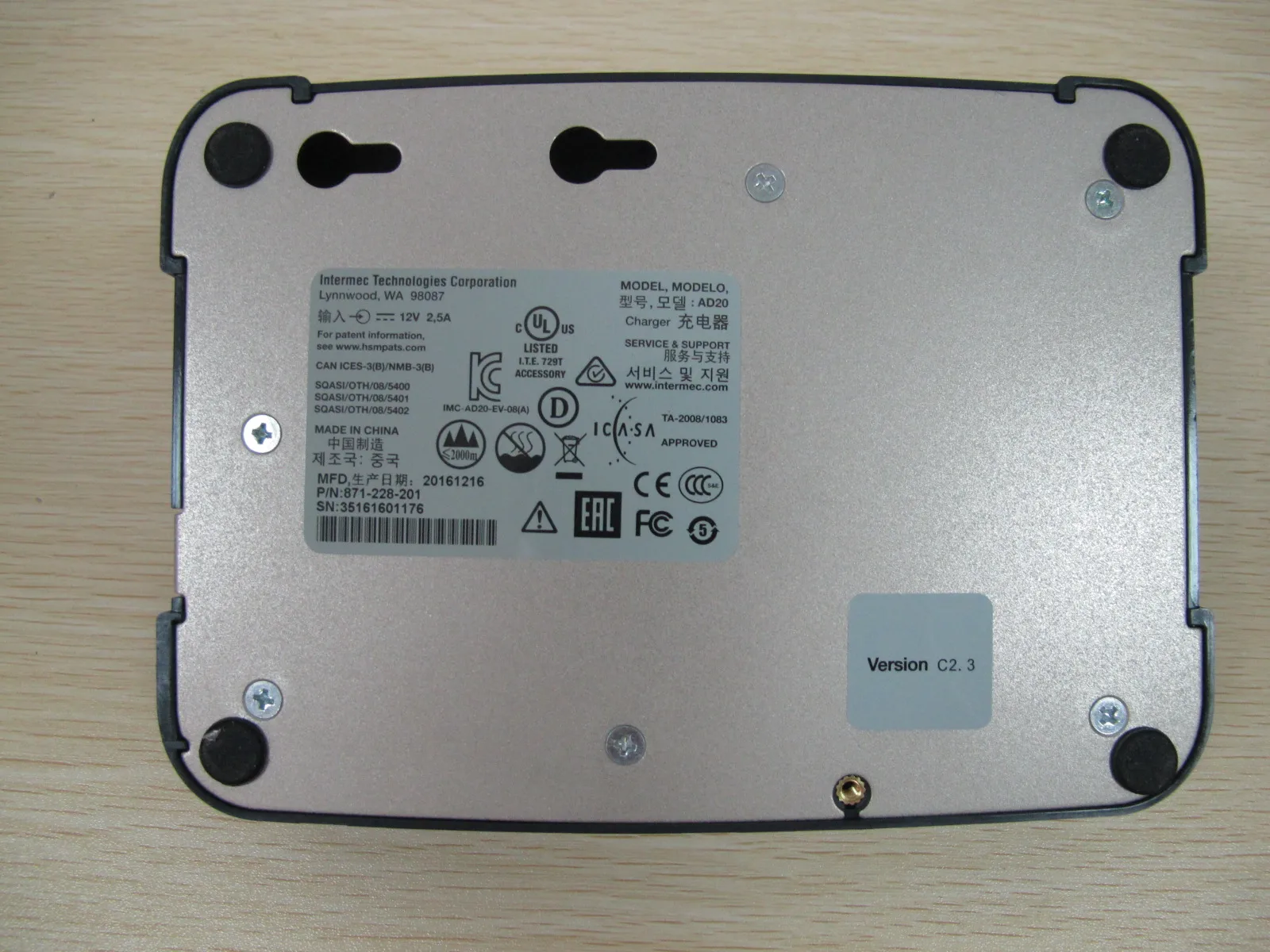  Разъем Intermec для замены аккумулятора CK3 CK3R CK3X PN: 871-228-201 зарядное устройство с одним слотом и