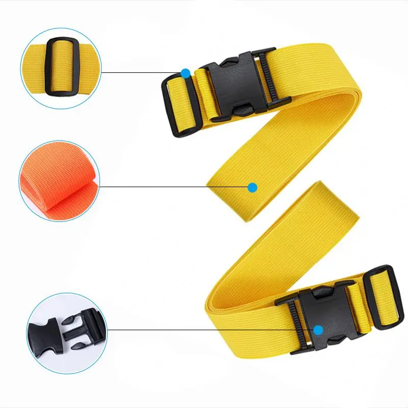 wholesale custom logo adjustable travel luggage strap luggage belt strap