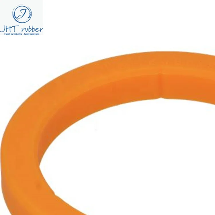 Round shape Orange silicone equipment group gasket for equipment