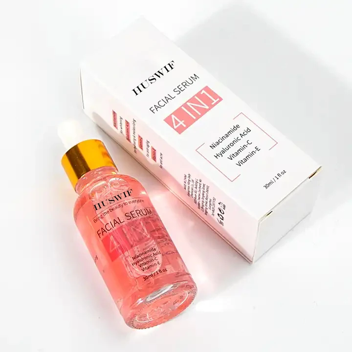 Wholesale Private Logo Anti Aging Reduce Wrinkle Brighten Niacinamide Hyaluronic Acid Viatmin C Serum For Face and Neck