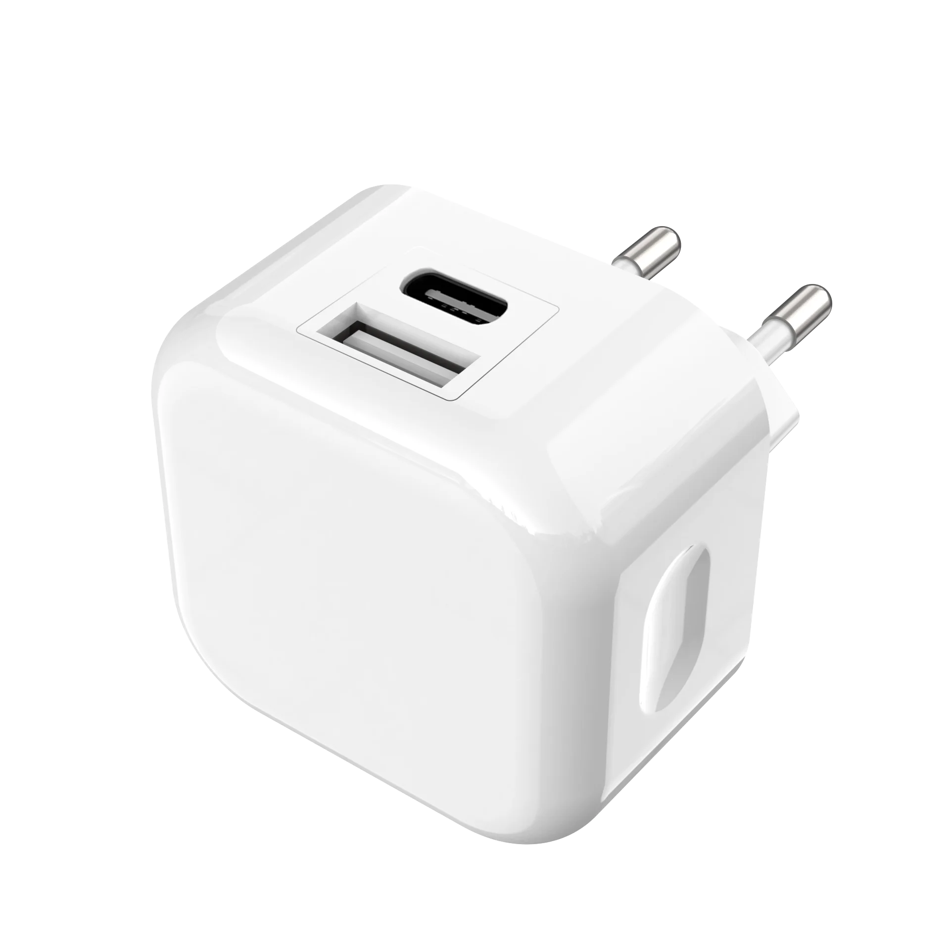 OEM/ODM  EU plug PD 20W charger adapter QC 3.0 18W USB A + C wall charger ppower adapter for Samsung for Iphone