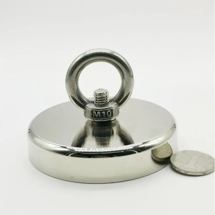 Super strong magnet holding pot Magnet with Male Threaded Stud