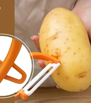 Хит продаж кухонный гаджет Керамическая овощечистка рекламная продукция для фруктов