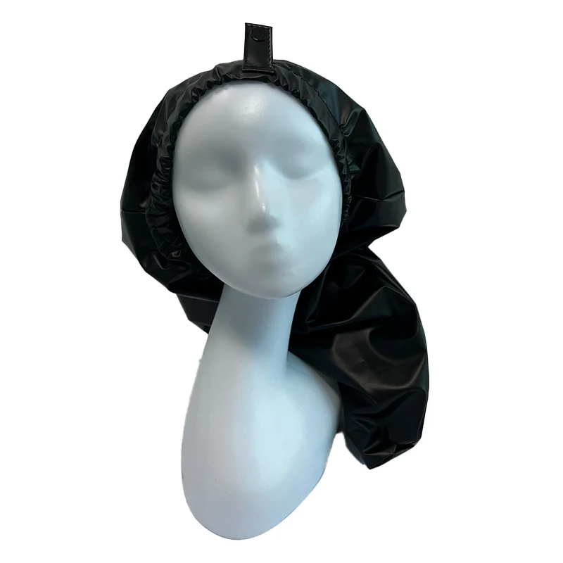 22inches Adjustable PVC Curly Braid Hair Braid Jumbo Bath Caps Waterproof Shower Cap for Long Hair