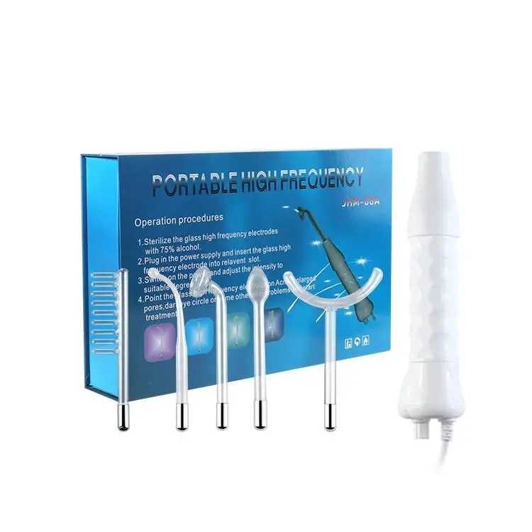 Portable High Frequency Facial Machine Skin Acne Scar Removal Wand Popular Ozone Therapy Machine