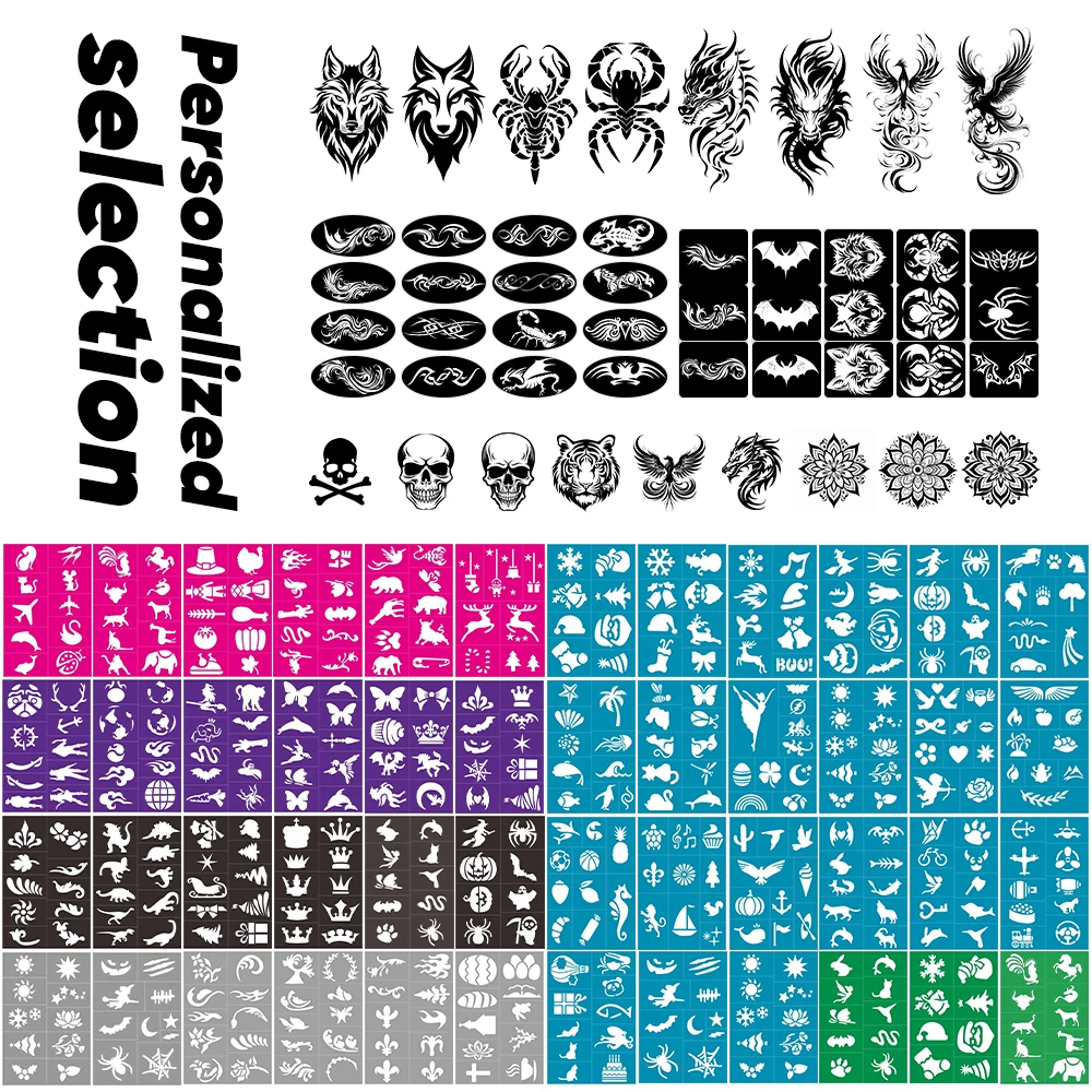 KHY Girl Boy Men Women Kid For Skin Face Body Tattoo Sticker