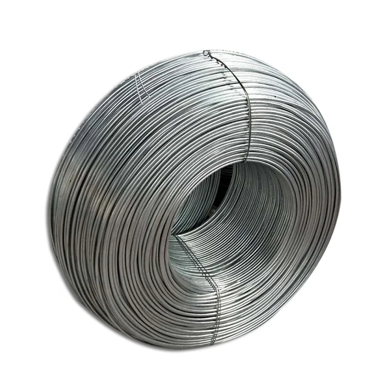 China Factory High Quality 1mm 1.5mm 2.5mm 4mm Hot Dipped Carbon Steel Spring Steel Q195 SAE 1010 1008 Galvanized Wire Rod