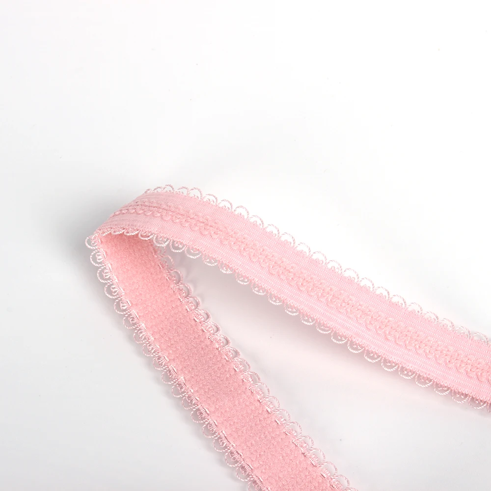 Latest Design Eco-Friendly Shoulder Both Side Picot Elastic Bra Strap Shoulder Tape