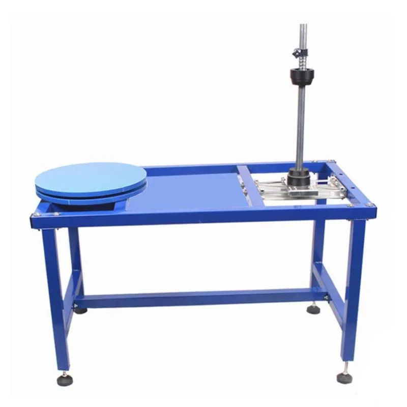 Manual Wrapping Tray Type Rotating Film Cardboard Box Cargo Packaging Wrapping Machine