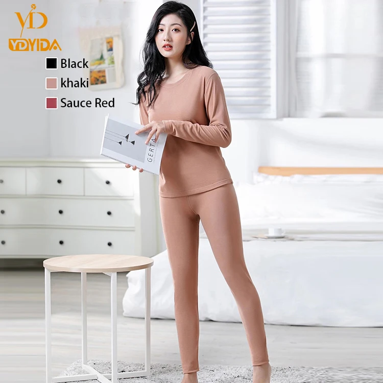 High Quality Women Cotton Sets Long Thermal Underwear Winter Thermo Sleeve women