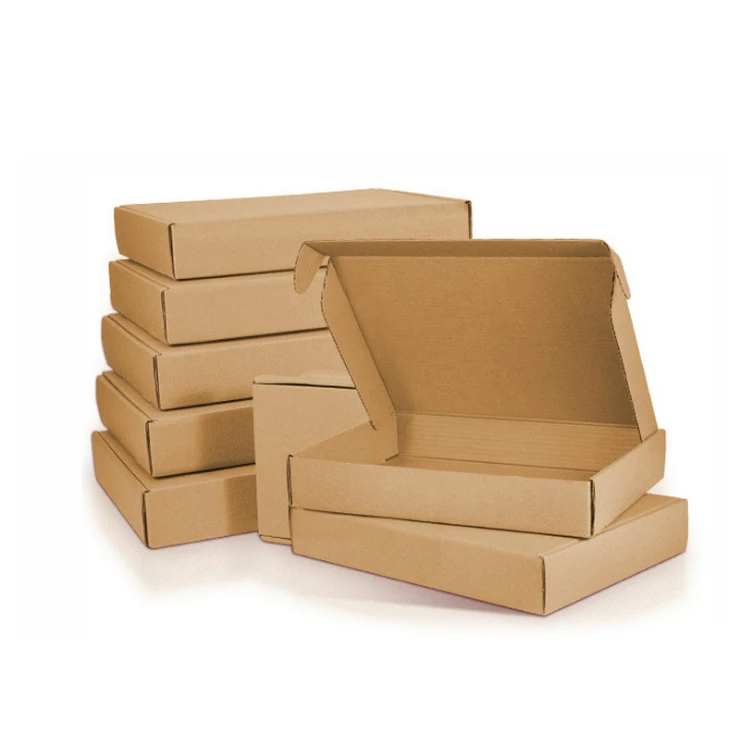 Cheap Shipping Boxes Wholesale Custom Bulk Blank Cardboard Kraft Paper Box for Packaging