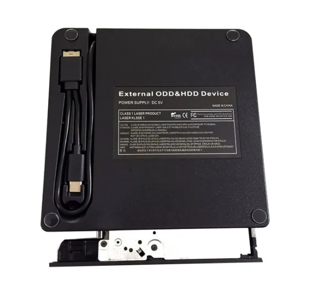 USB3.0 Ultra-thin Type-C External DVD RW CD Writer Drive Burner Reader Player Optical Drives For Laptop PC DVD Burner DVD Player