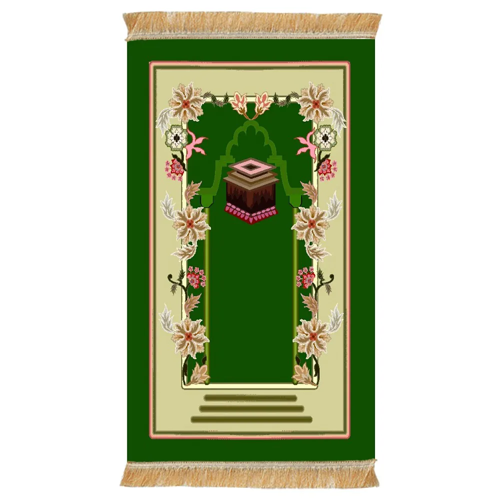 Muslim Islamic Prayer Mat Floor Carpet Customized Size Soft Comfortable Suitable Various Occasions Bejirog Made Prayer Mat