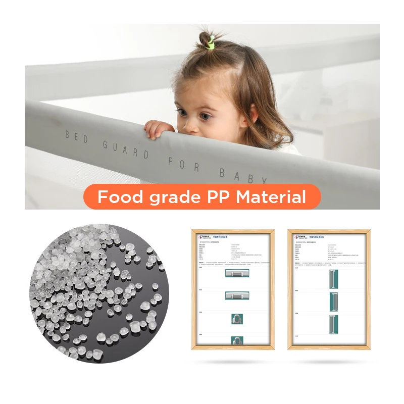 Folding Infant Bed Rails For Children, Extra Long Bybi Bed Playpen For Baby/bed protector