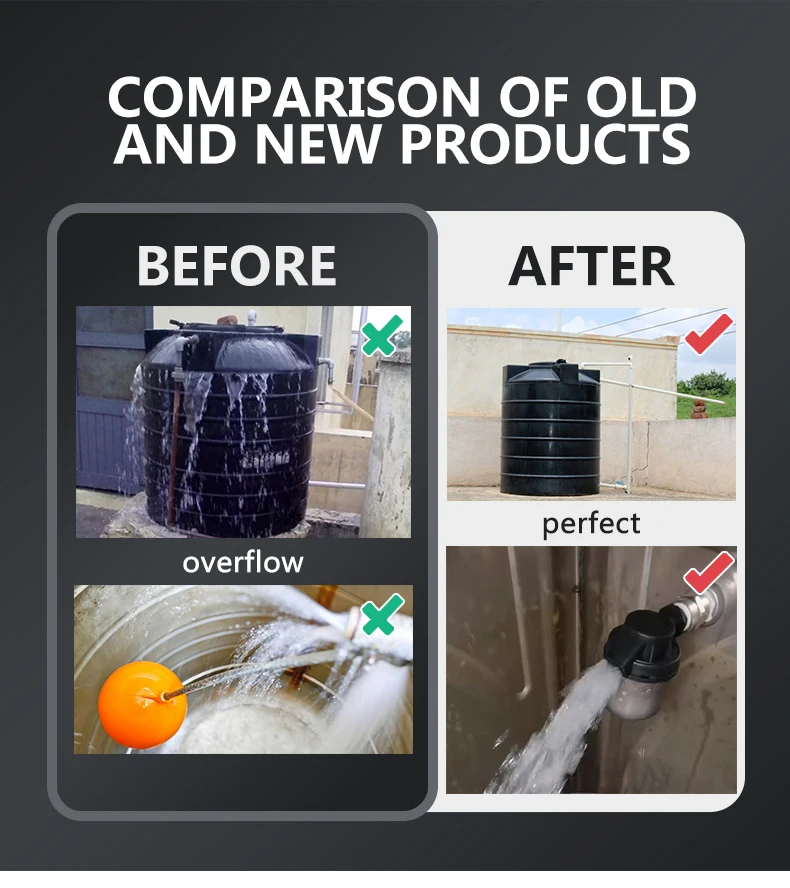 Livestock Water Balance Level Control Npt Float Ball Valve 1 Inch With Automatic Plastic Ball Tank