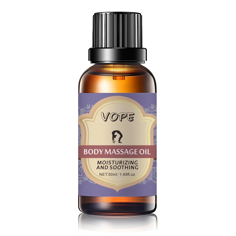 50ml Custom Private Label moisturizing and soothing Body Massage oil Organic Natural Blend compound Essential Oil