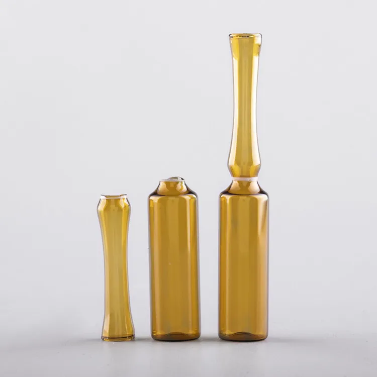 Low borosilicate clear and amber glass ampoule for pharmaceutical bottles